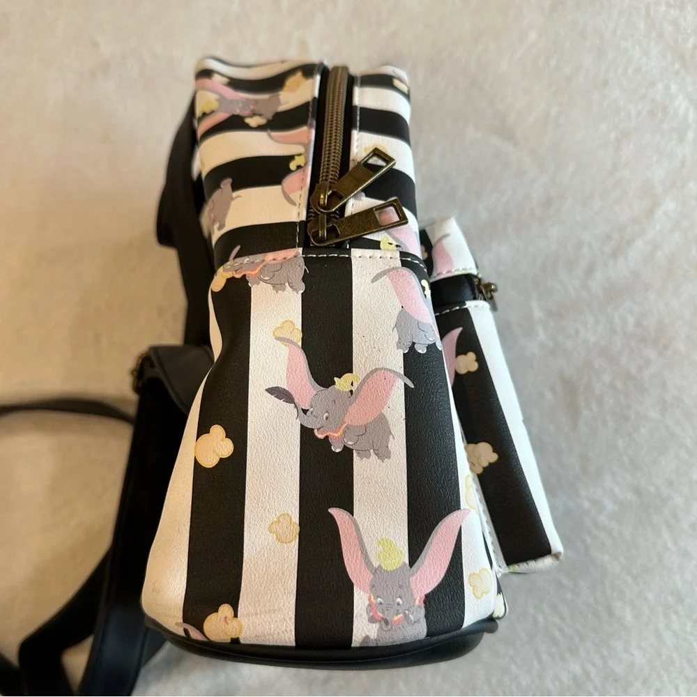 Loungefly Disney Dumbo Black and White Backpack